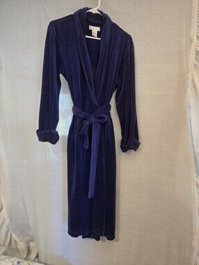 Classic Elements Women's purple plush bath robe, plus size S A14626